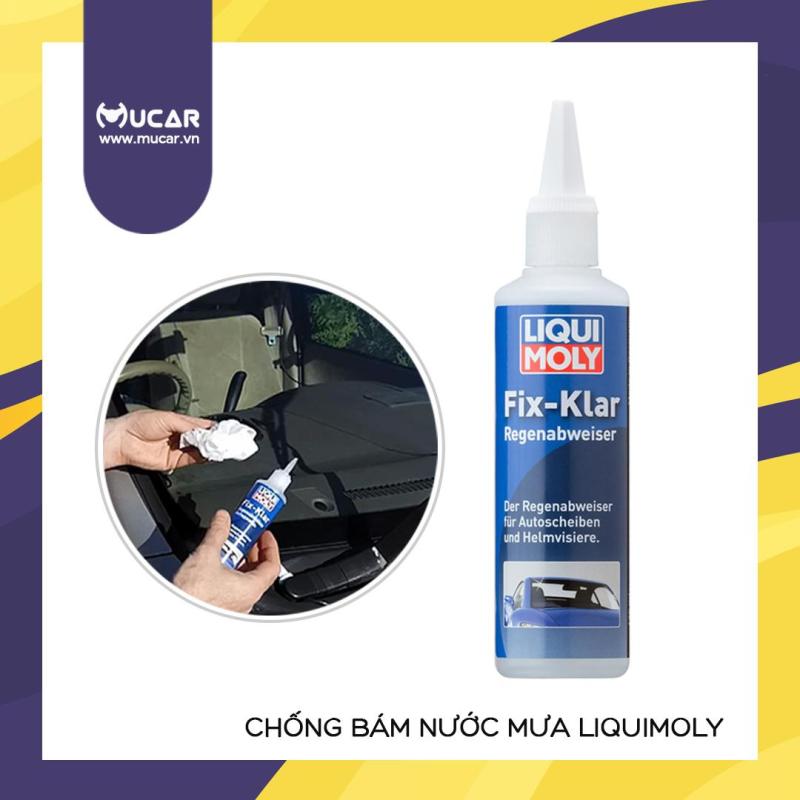 Dung dịch chống bám nước mưa cao cấp cho kính xe ô tô, kính nón bảo hiểm, kính xe máy- Liqui Moly