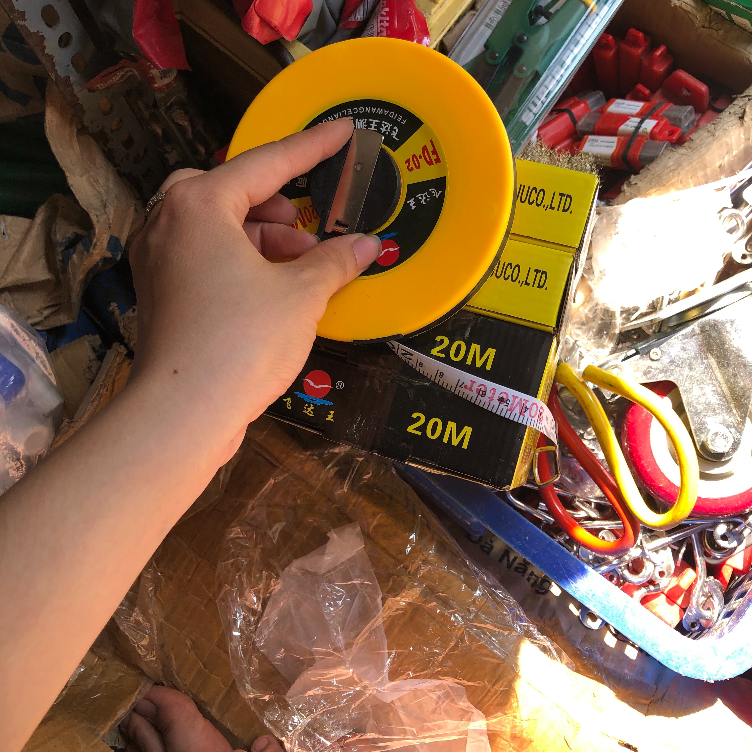 Thước dây bằng vải cuộn 20m,30m