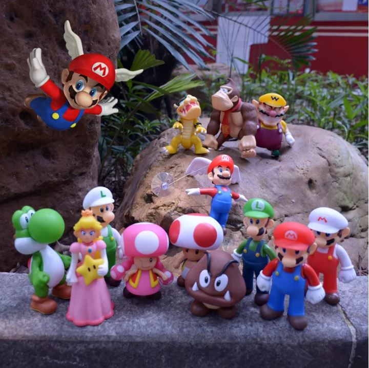 Mô hình nhân vật trong game Supper Mario