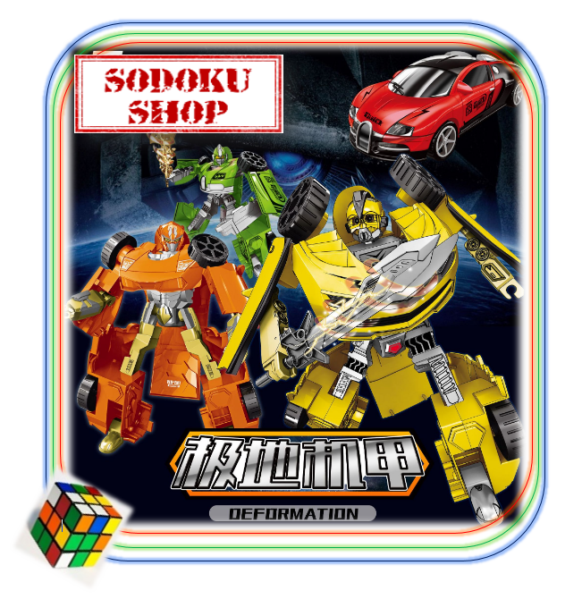 Đồ Chơi Robot Biến Hình Transformer, Lắp Ráp Robot Deformation, ThunderBolt Warrior Ngẫu Nhiên 02082