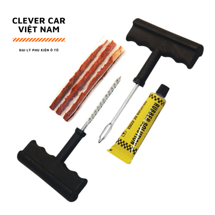 Bộ Dụng Cụ Vá Lốp Xe Không Ruột Đa Năng