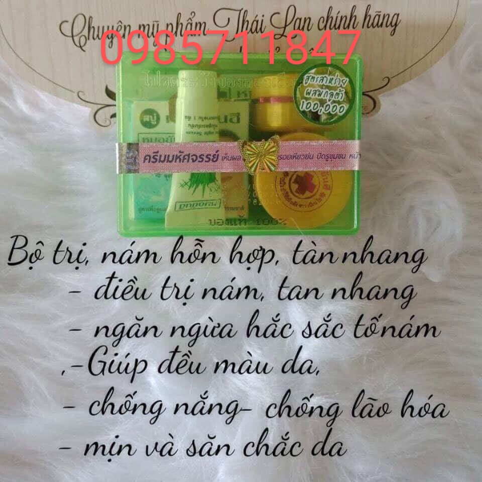 kem yanhee Xanh lá tàn nhang Thái Lan
