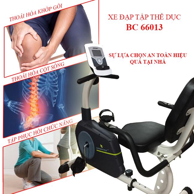 Xe đạp tập tựa lưng BC 66013