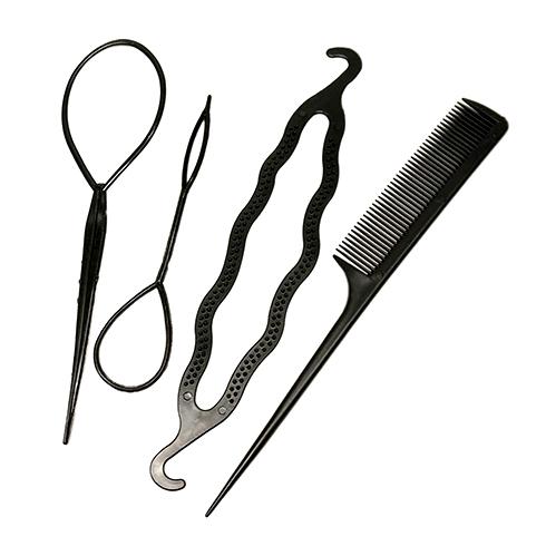 [HCM]Combo 02 dụng cụ búi tóc Hairagami (tặng 4 dụng cụ làm tóc nghệ thuật độc đáo)