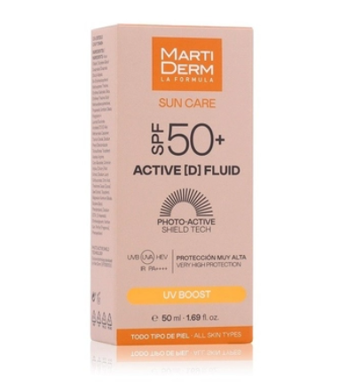 Kem chống nắng martiderm sun care active fluid spf50+