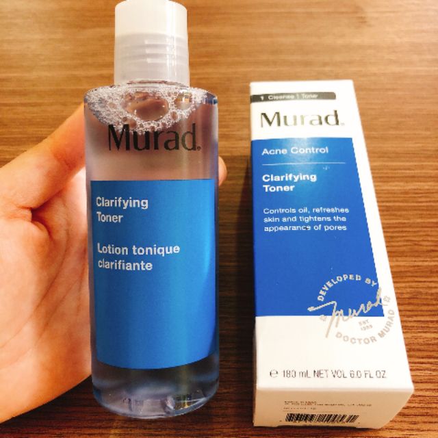 Nước cân bằng giúp giảm dầu nhờn Murad Clarifying Toner 180ml
