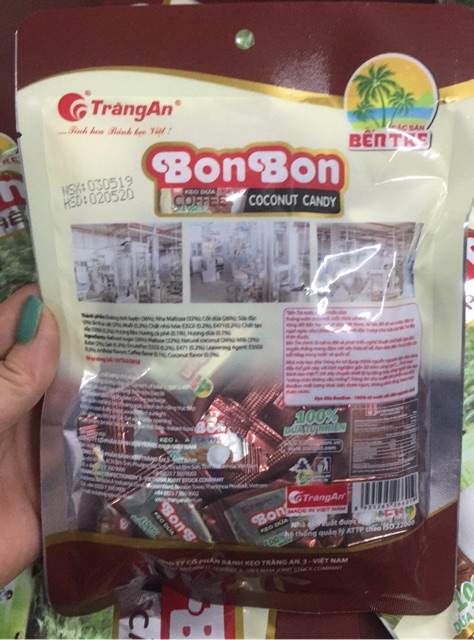 Kẹo BonBon Kẹo Dừa/Cà Phê túi 85g