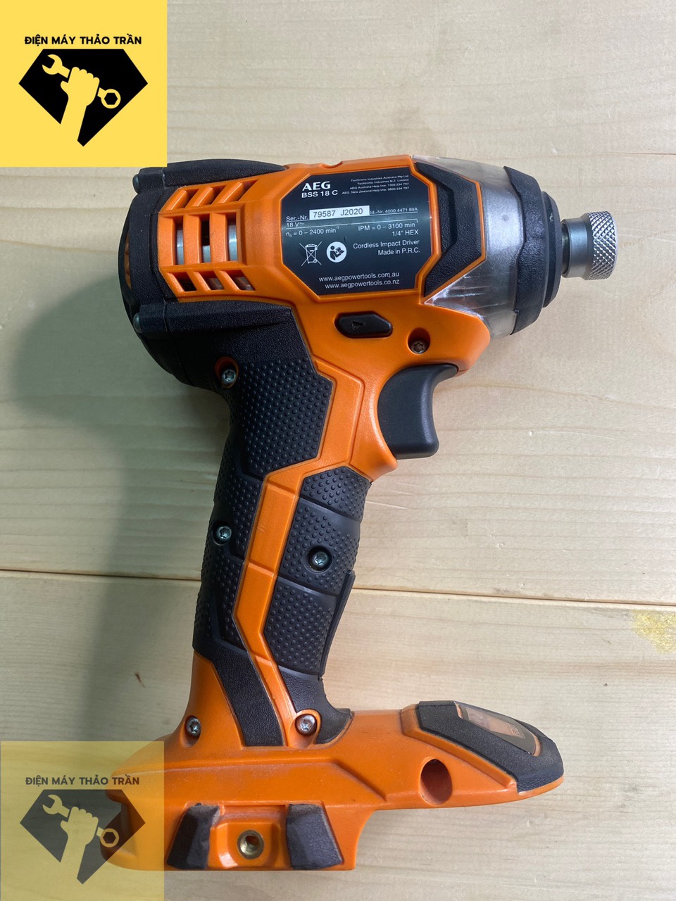 Máy bắn vít pin AEG BSS18C 18V tặng mũi bắn vít xịn