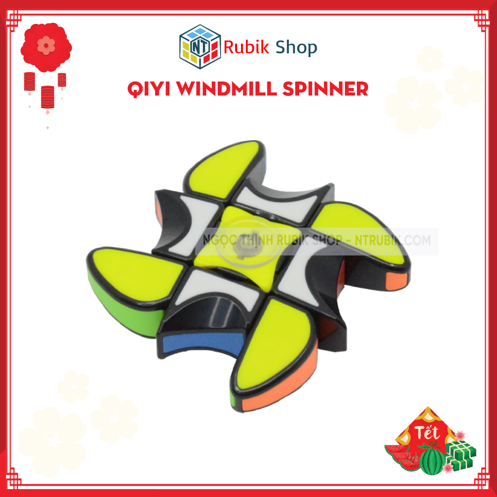 [Hoàn tiền 10%][Rubik Biến Thể] Rubik QiYi Windmill spinner đồ chơi giải trí