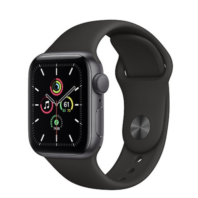 (VN/A) Đồng hồ thông minh Apple Watch SE 40mm 44mm (GPS) viền nhôm - Dây cao su