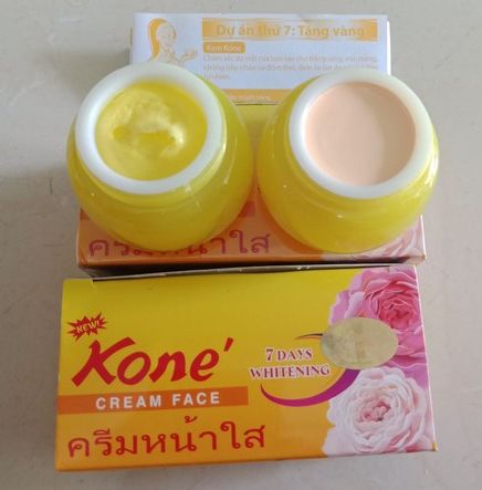 Kem cặp kone vàng dành cho da mụn thái lan ( hộp màu vàng)