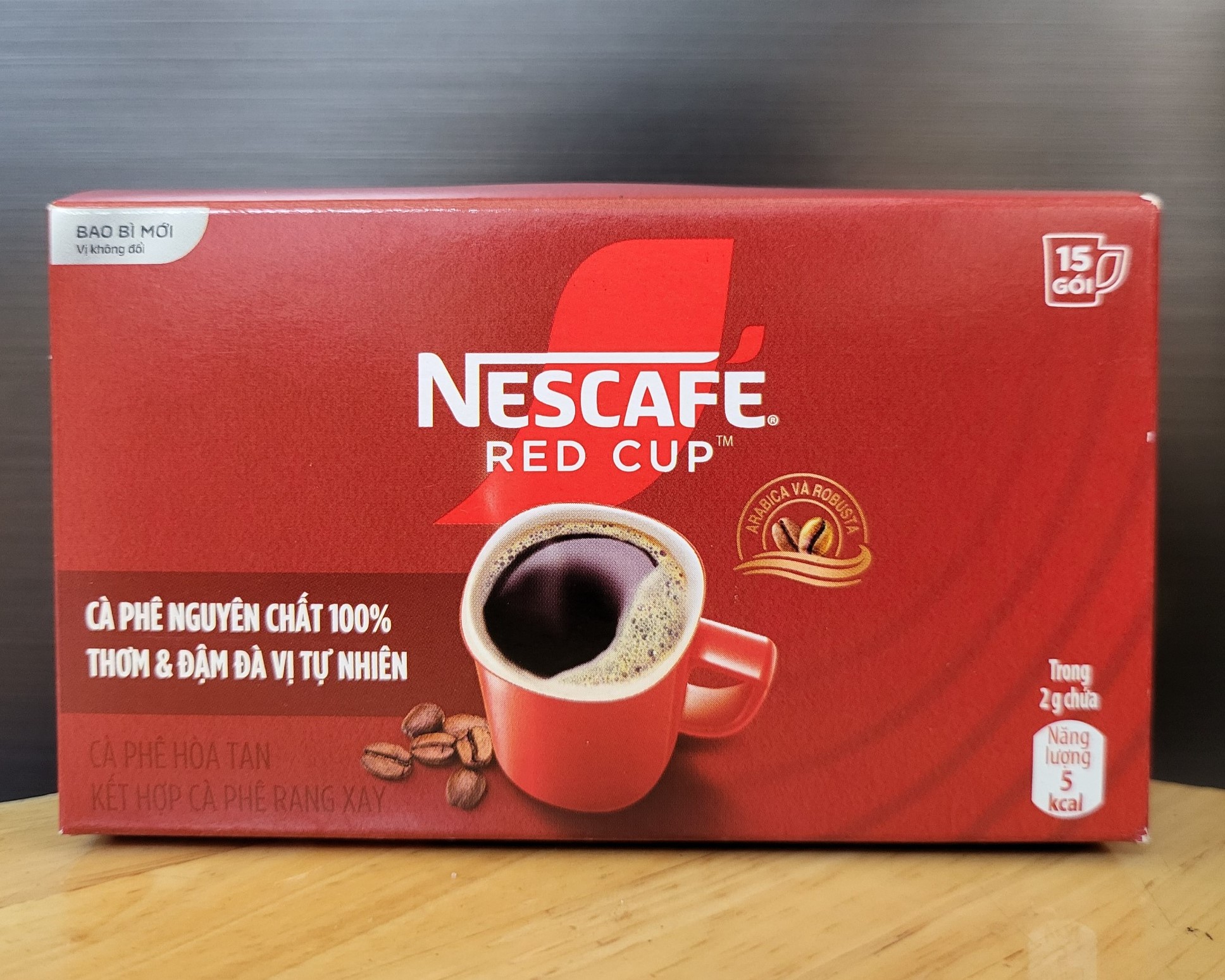 Nescafe - hộp red cup 30gr / 15 gói - cà phê hòa tan / thái lan / nestle red cup coffee