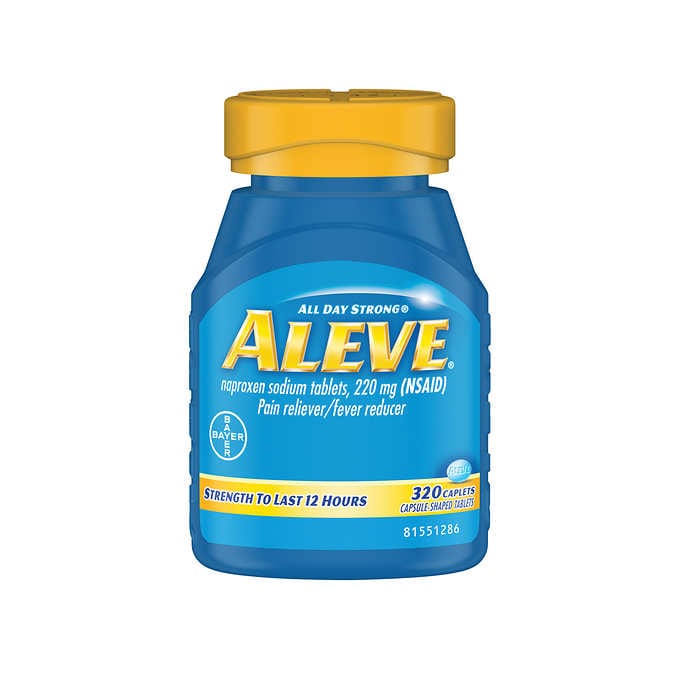 Aleve 220mg - 320 viên [Hàng Mỹ Chính Hãng]