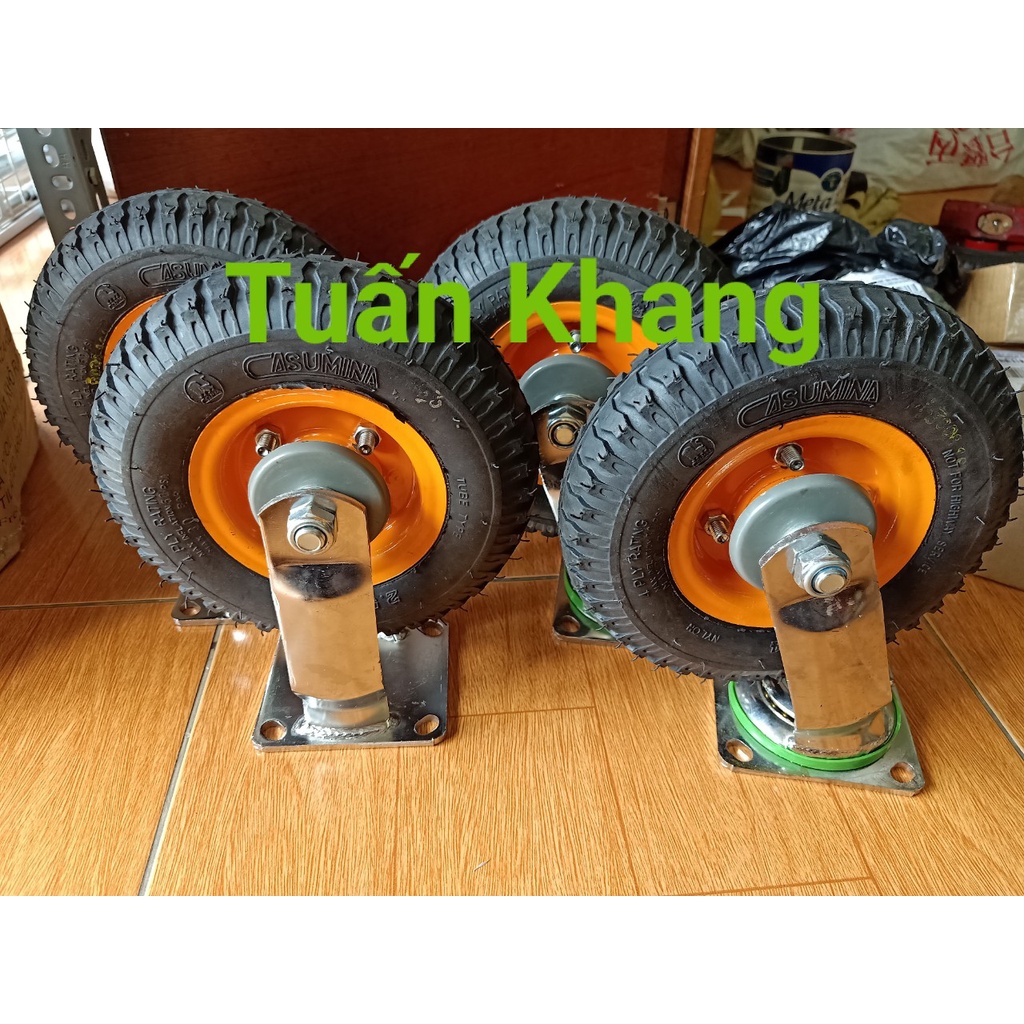 [Mã 12LSSALE giảm 100% đơn 50k] Bánh xe đẩy hàng 250-4 có hơi
