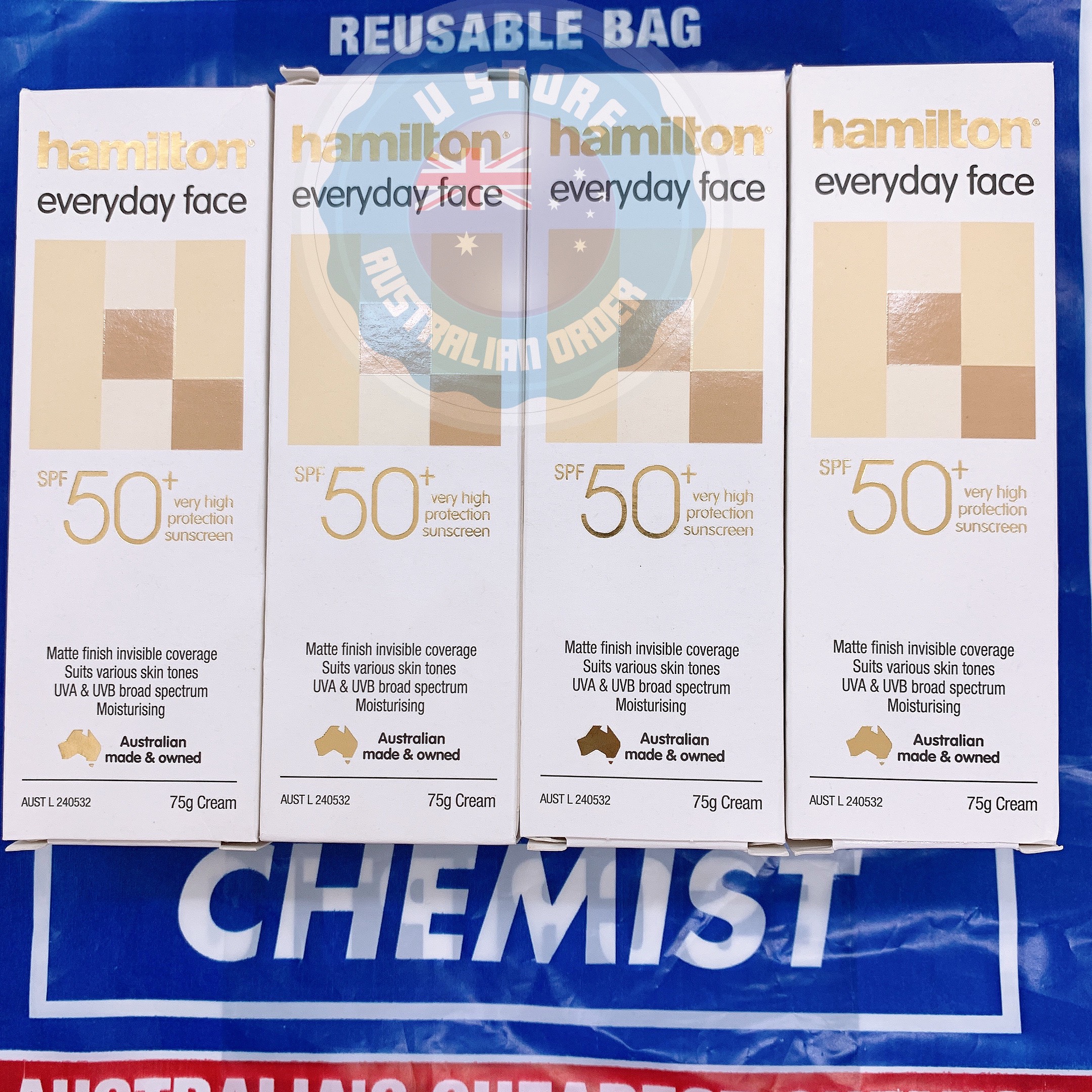 KEM CHỐNG NẮNG HAMILTON - 75g