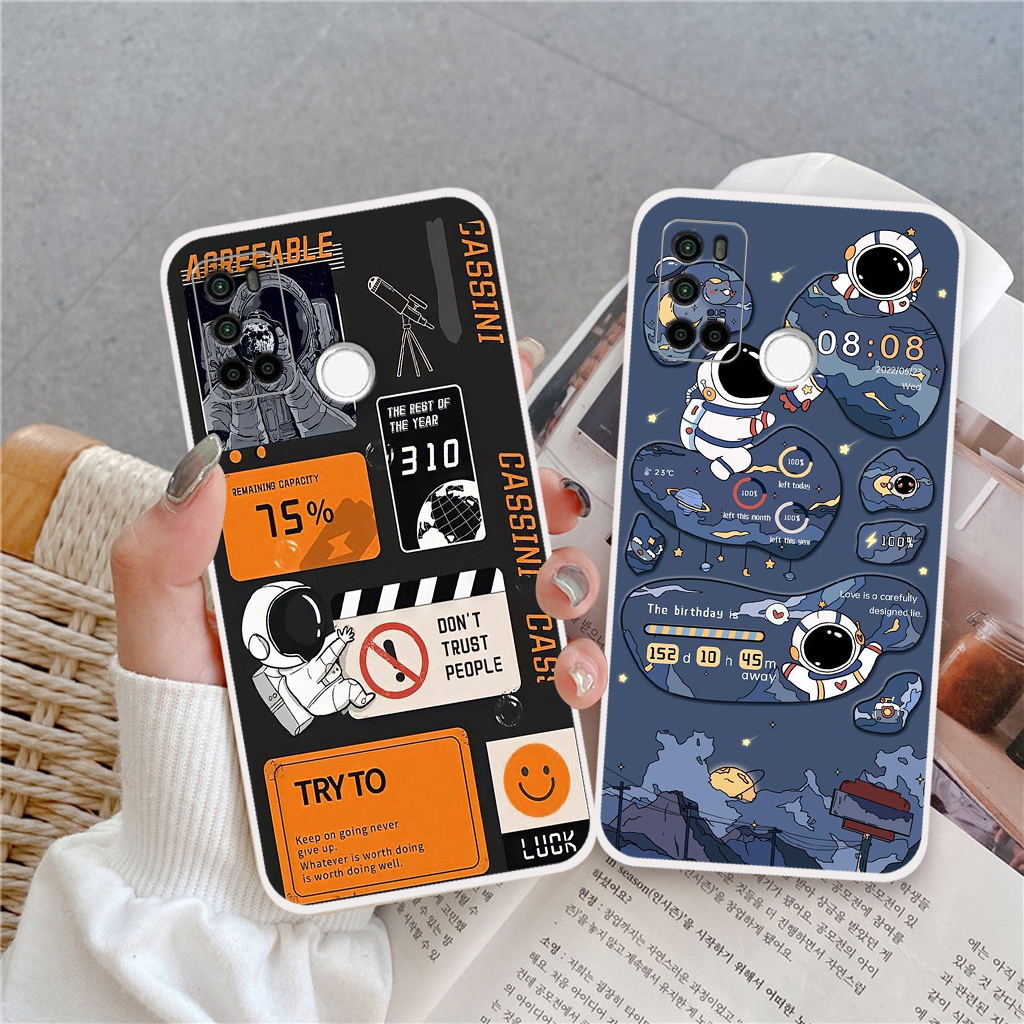 Ốp lưng Vsmart Joy 4 hình vũ trụ, phi hành gia astronaut độc đáo