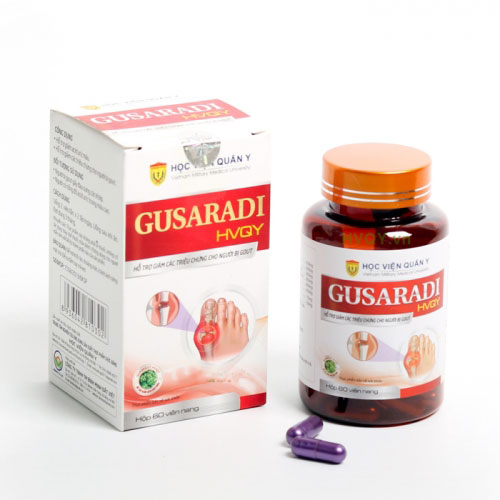 Viên giảm Gút Gusaradi Gout Học Viện quân Y 60 Viên