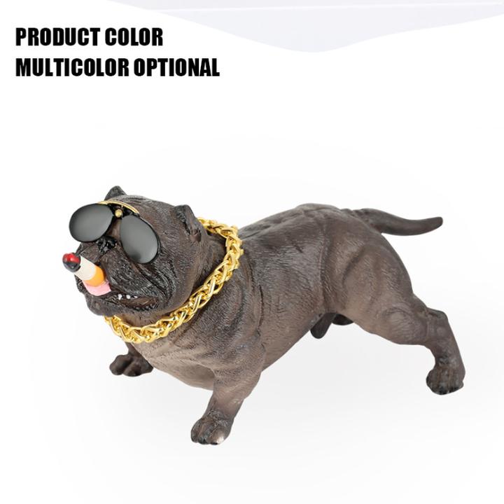 Statue of American Bull dog taplo decorated taplo car 72608