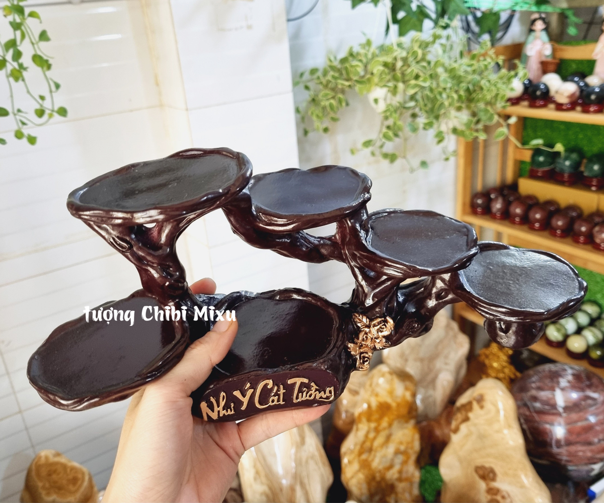 [HCM]Chân đế ngang 6 ô Như Ý Cát Tường