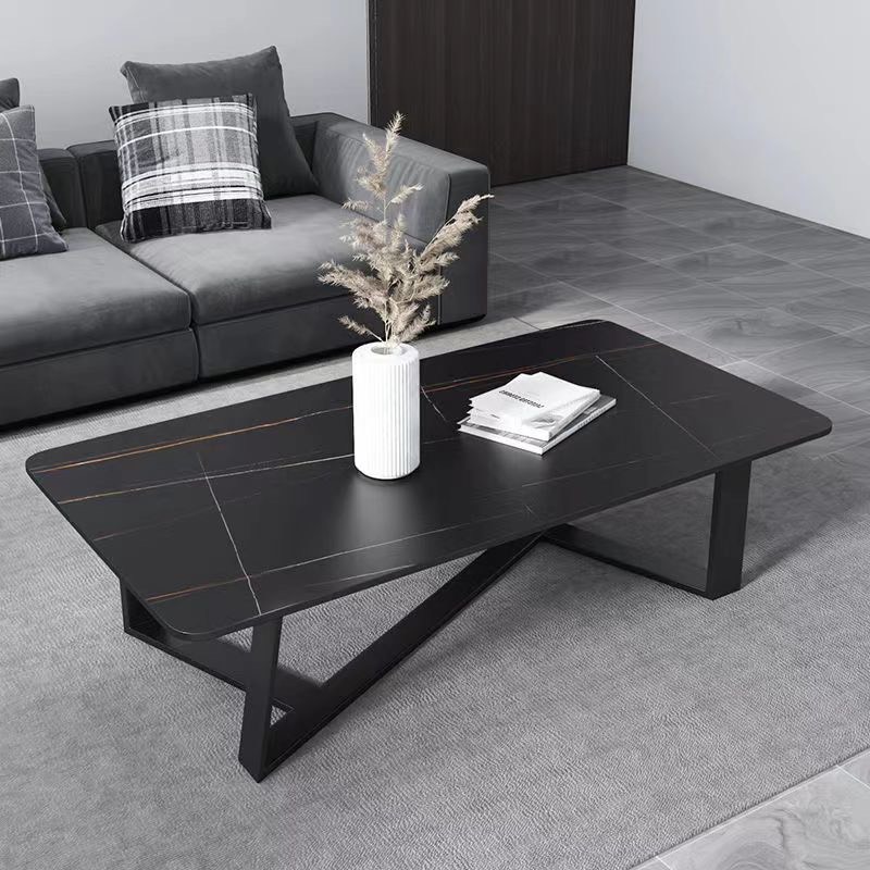 Bàn Trà Sofa Chữ Nhật Mặt Đá Ceramic Corina
