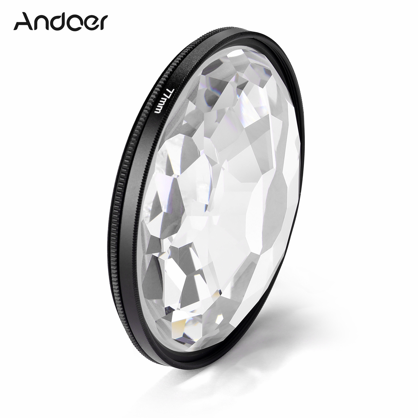77mm Kaleidoscope Prism Camera Glass Filter Variable Number of Subjects SLR Photography Accessories