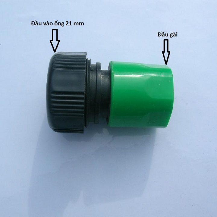 21mm Phi plastic hose union with 16mm connector plug. Th 701.558