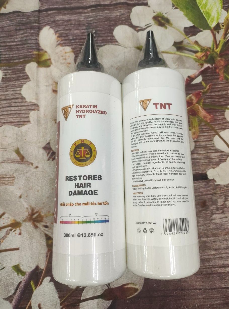 Keratin Thuỷ Phân Giúp Phục Hồi Tóc Nát TNT 380ML