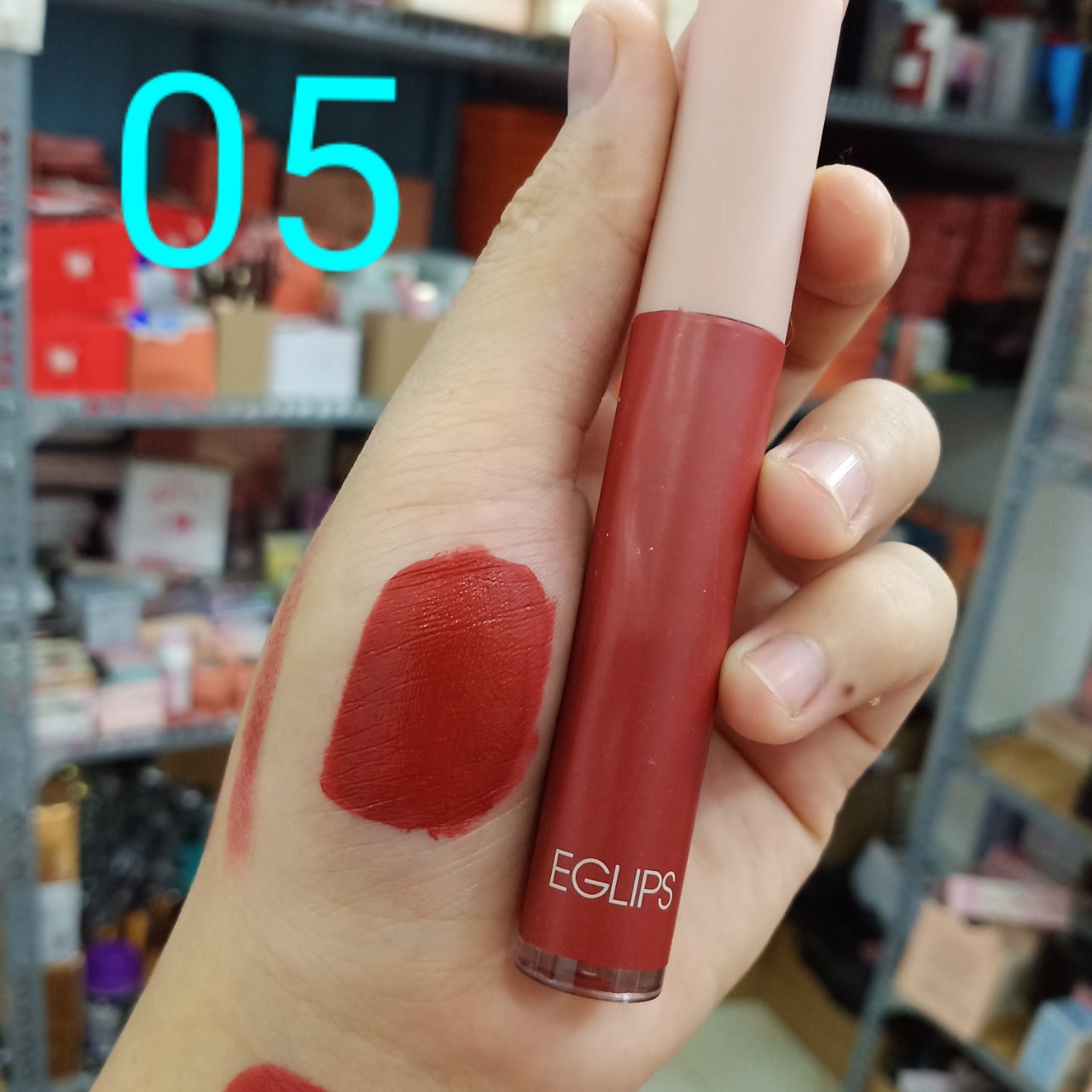 Son kem lì elip màu đẹp