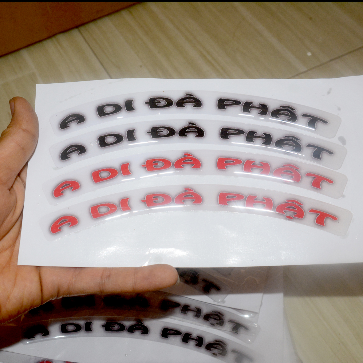 [HCM]Decal chữ A Di Đà Phật dán tường
