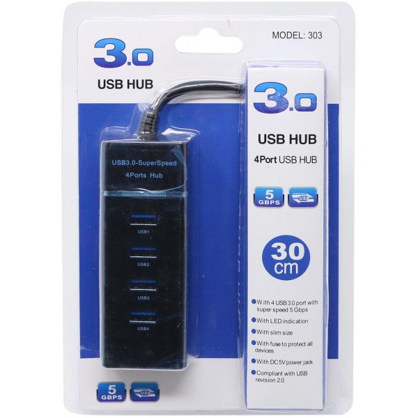 Hub chia USB 3.0 Superspeed 4 Port