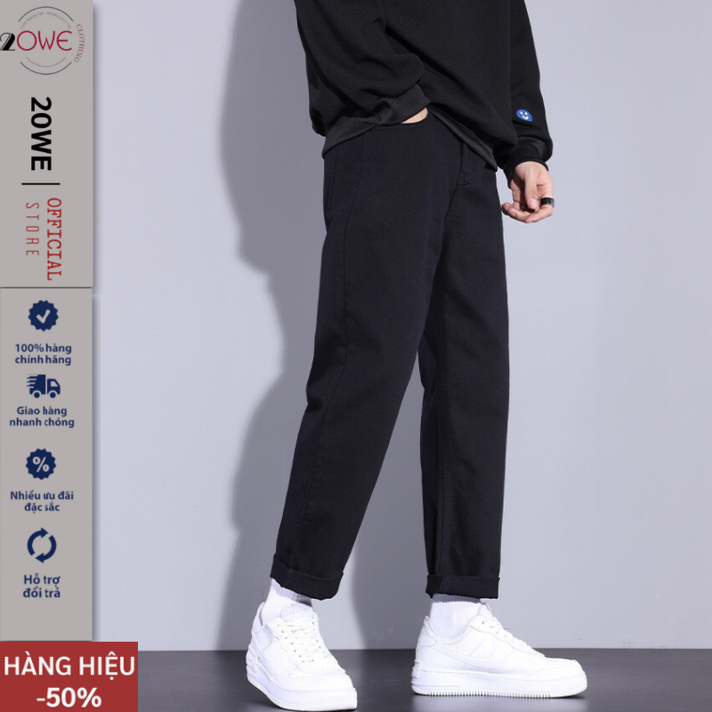 Quần jean nam baggy ống suông rộng TR01 chất vải jeans bò cao cấp hottrend 2023 20we