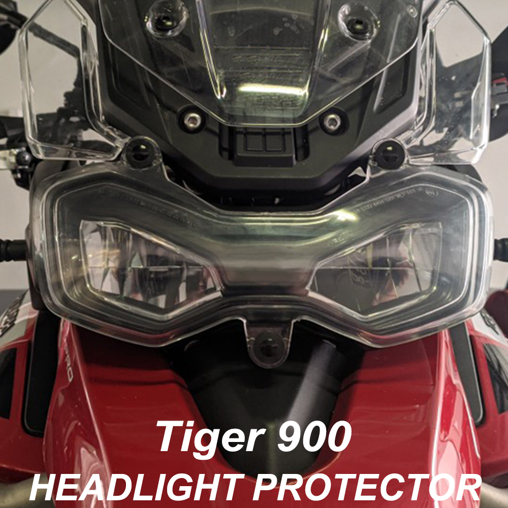 New xe máy đèn pha bảo vệ bảo vệ bảo vệ phía trước đèn bìa cho hổ 900 phù hợp cho tiger900 2020