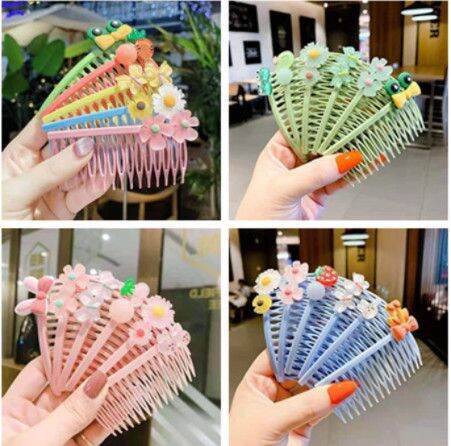Sét 2 Xược tóc hoạt hình màu sắc đáng yêu cho bé