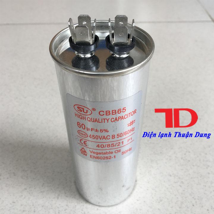Tụ điều hòa, CAPA 60uF - Điện Lạnh Thuận Dung