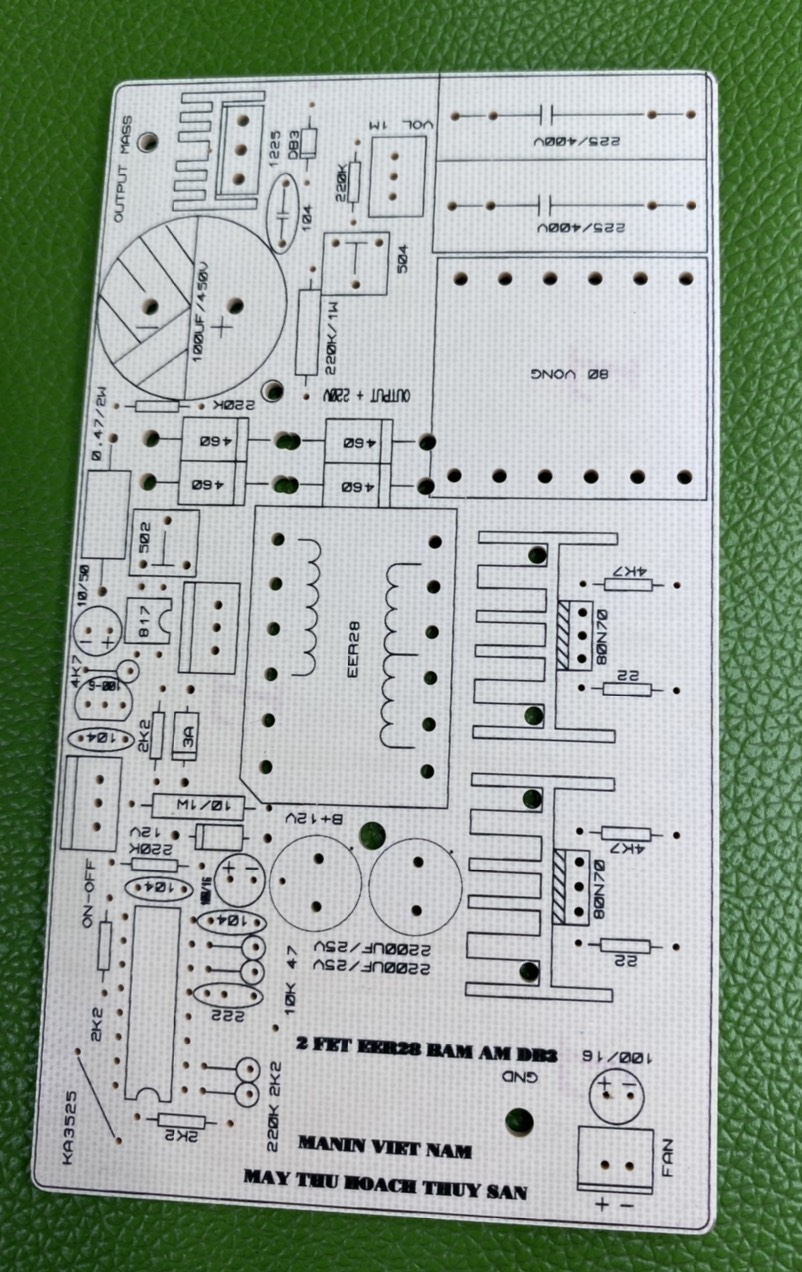 PCB bo mạch kích điện 2 fet db3 băm âm