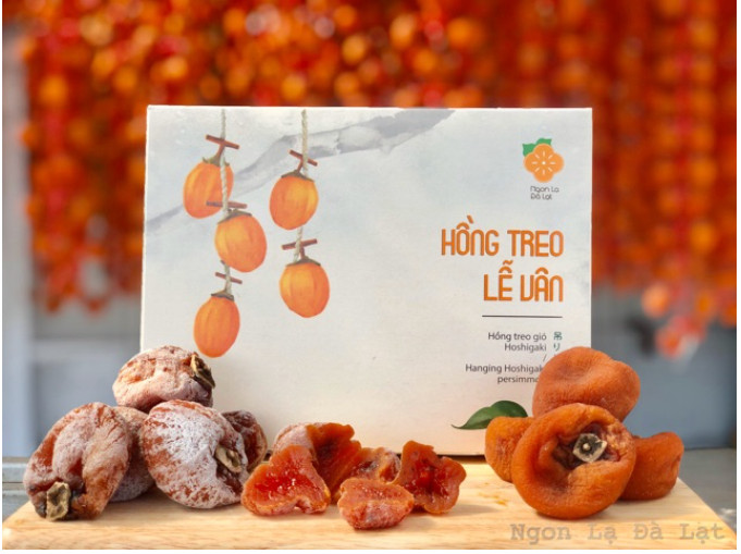 Hồng treo gió Lễ Vân, Đặc Sản Ngon Lạ Đà Lạt