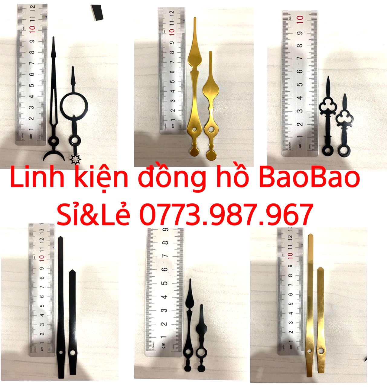 Kim đồng hồ - Có kèm kim giây --- List 2