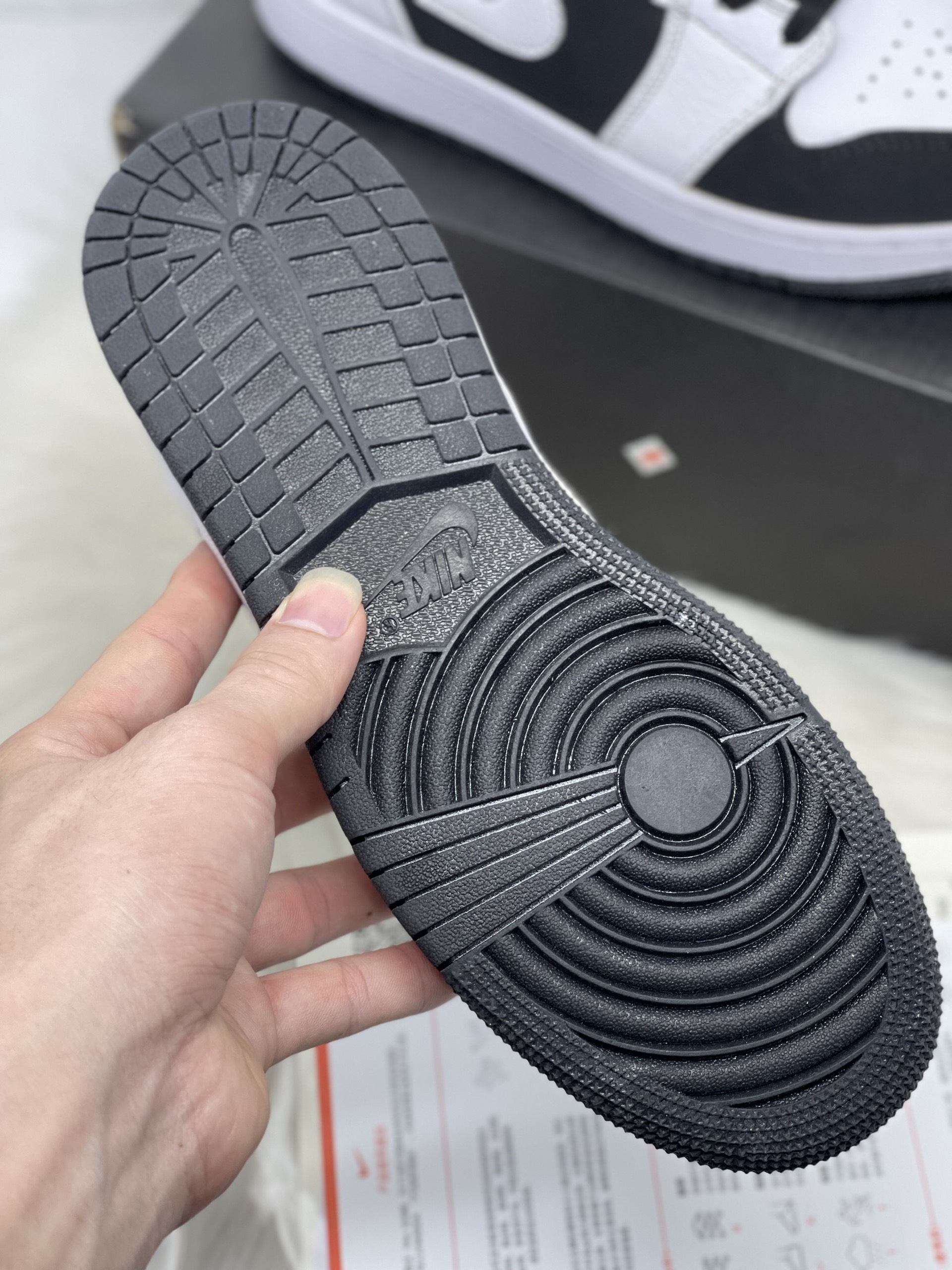 Giày jordan panda Trắng Đen cổ cao,Giày Sneaker Nam Nữ PDTD083