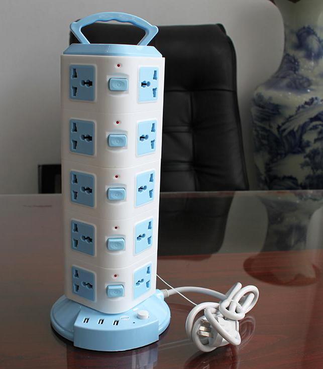 Ổ Điện 20 Ổ Cắm 3 Cổng USB 5 Tầng  Đa Năng
