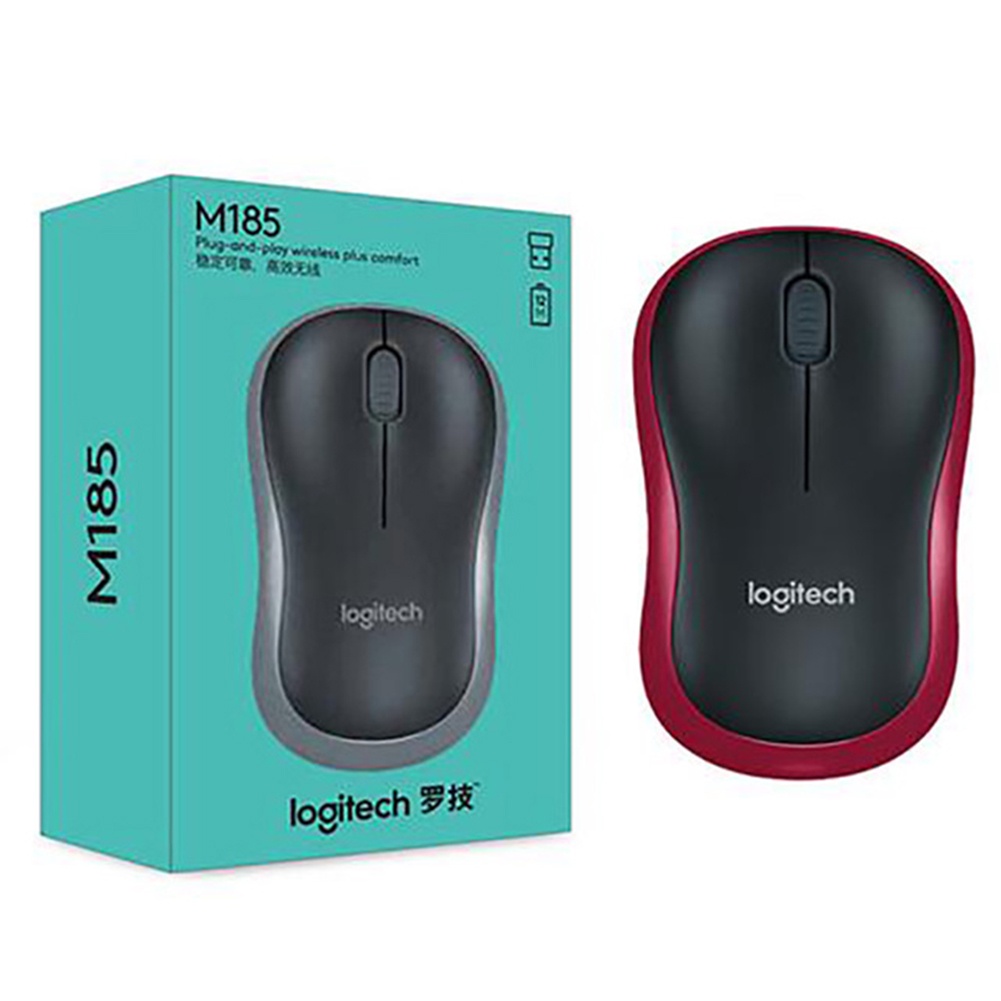Chuột Không Dây Logitech M185 1000DPI Cho MáY TíNh