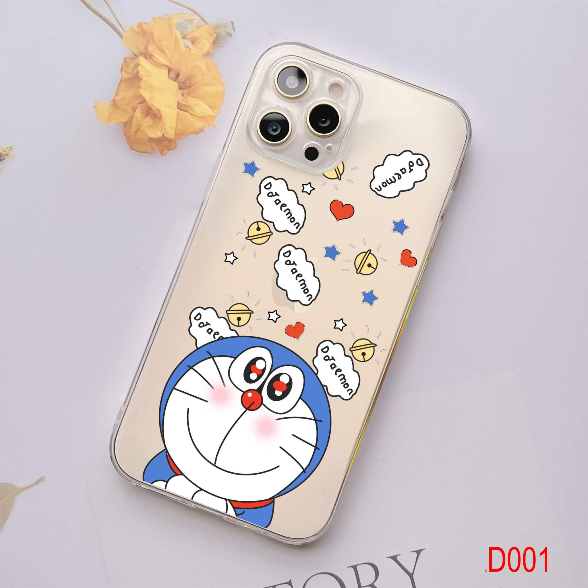 Ốp lưng dẻo in hình doremon cho đt Iphone