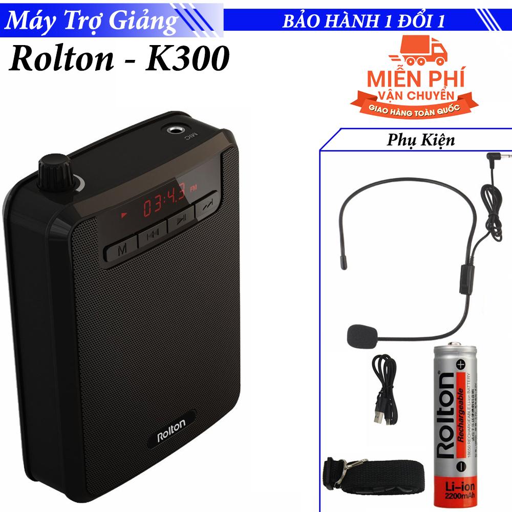 Máy trợ giảng đa năng 4 trong 1 ROLTON K300 - Hỗ trợ Không dây