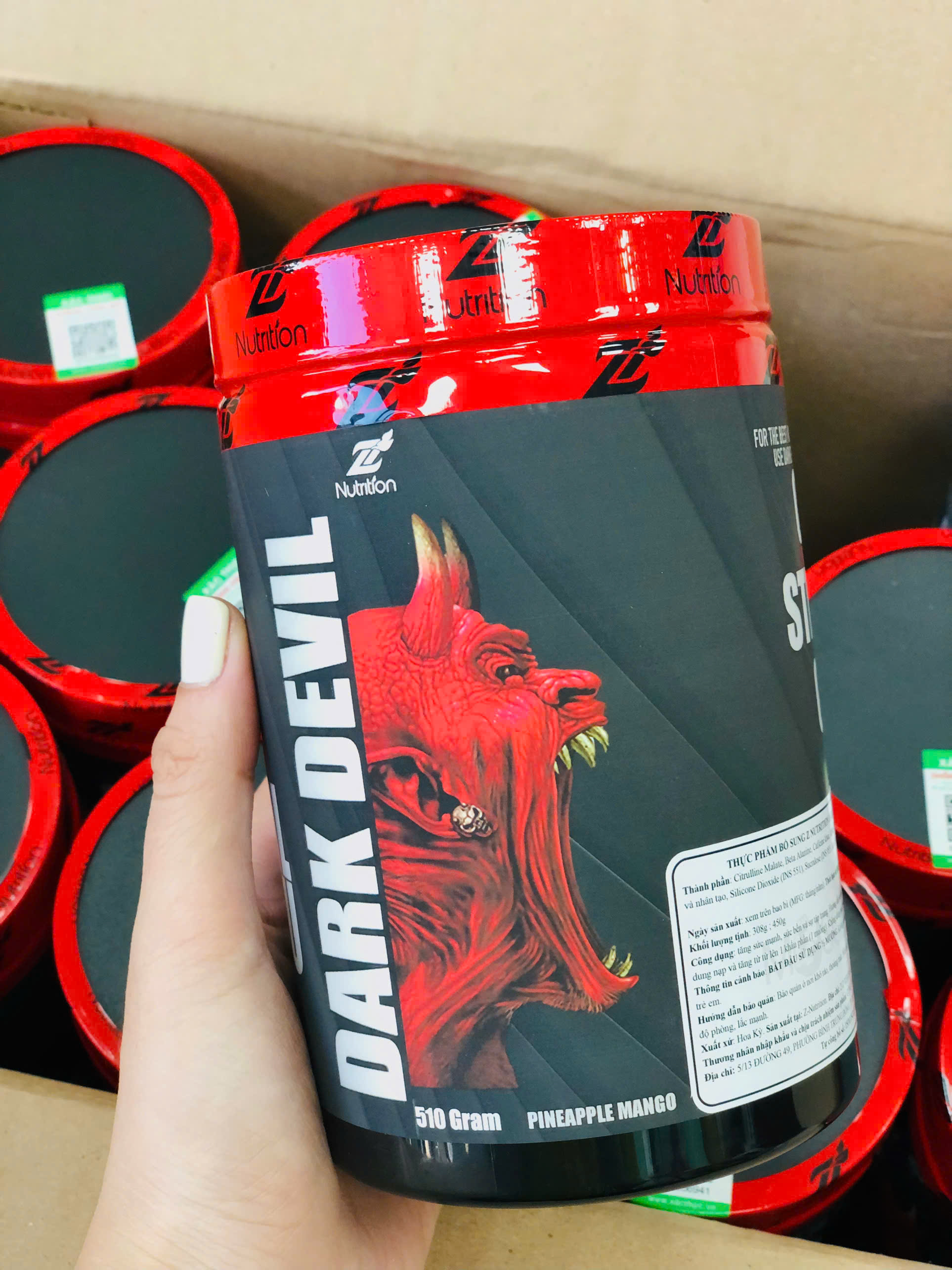 ZNUTRITION DARK DEVIL PREWORKOUT - EXPLOSIVE STRENGTH BOOST (30 SERVINGS)