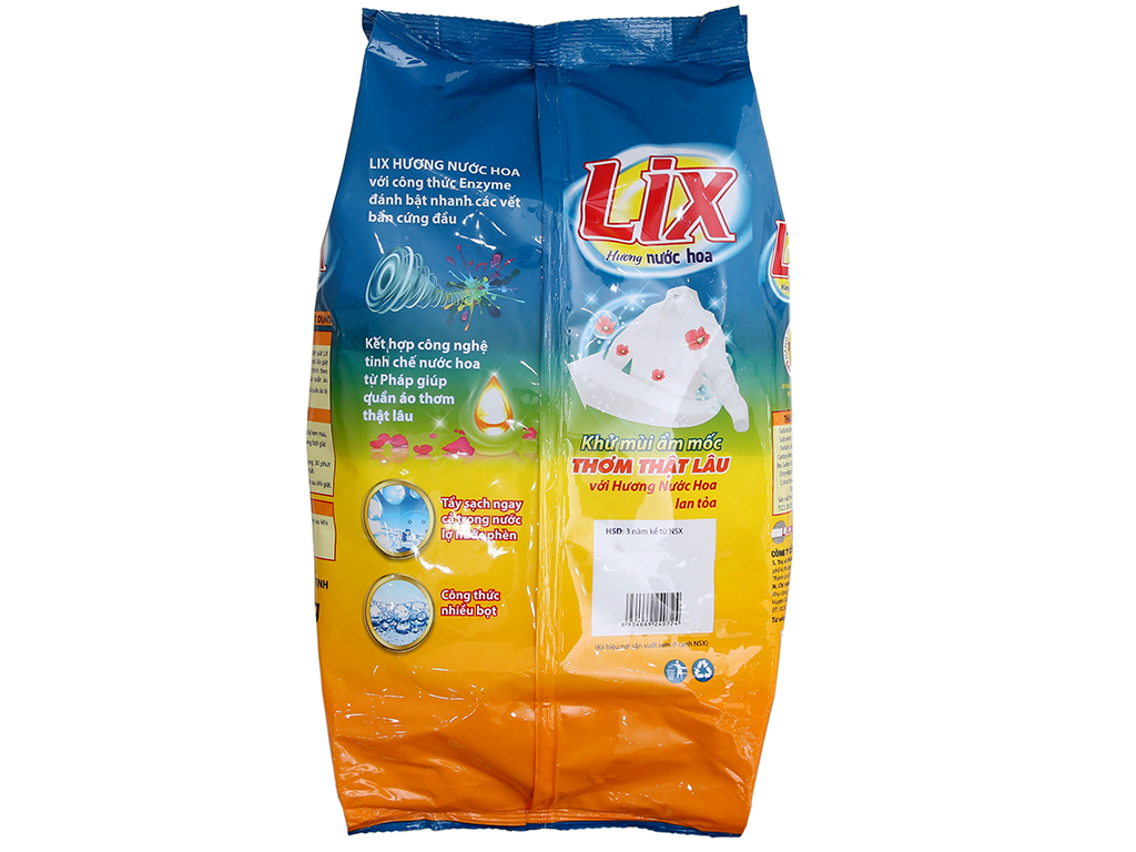 [HCM]Bột giặt Lix hương nước hoa 5.5kg