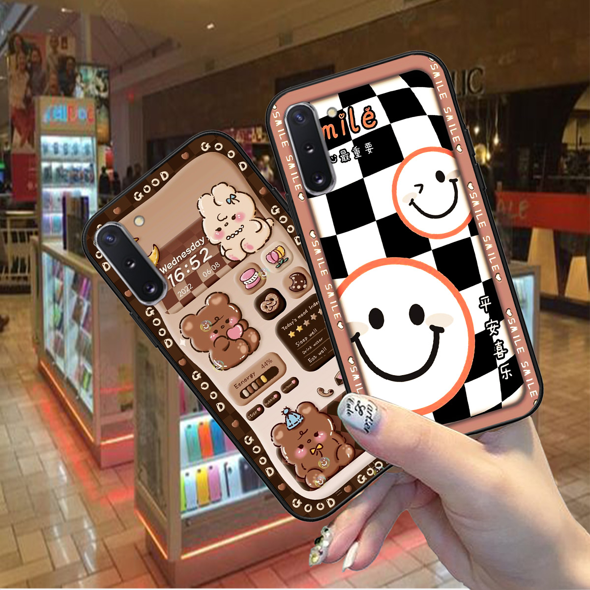 Ốp Samsung Note 10 / Note 10 Plus / Note 10+ in hình gấu 3D sêu dễ thương cute