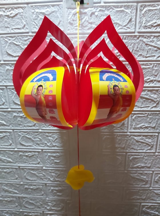 [HCM]Đèn sen Phật đản ( Size 3) - Lồng đèn Phật đản