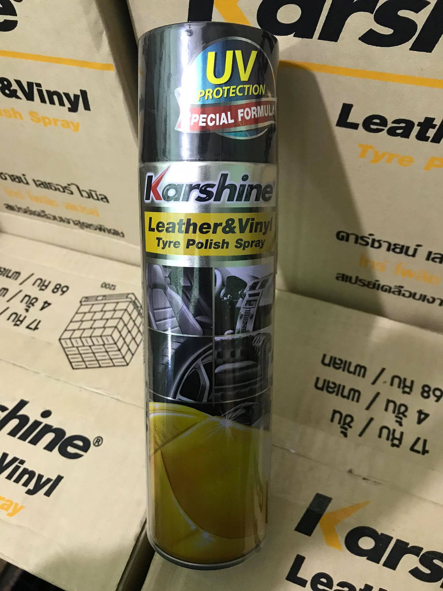 Dầu đánh bóng nhựa, da, gỗ karshine 500ml