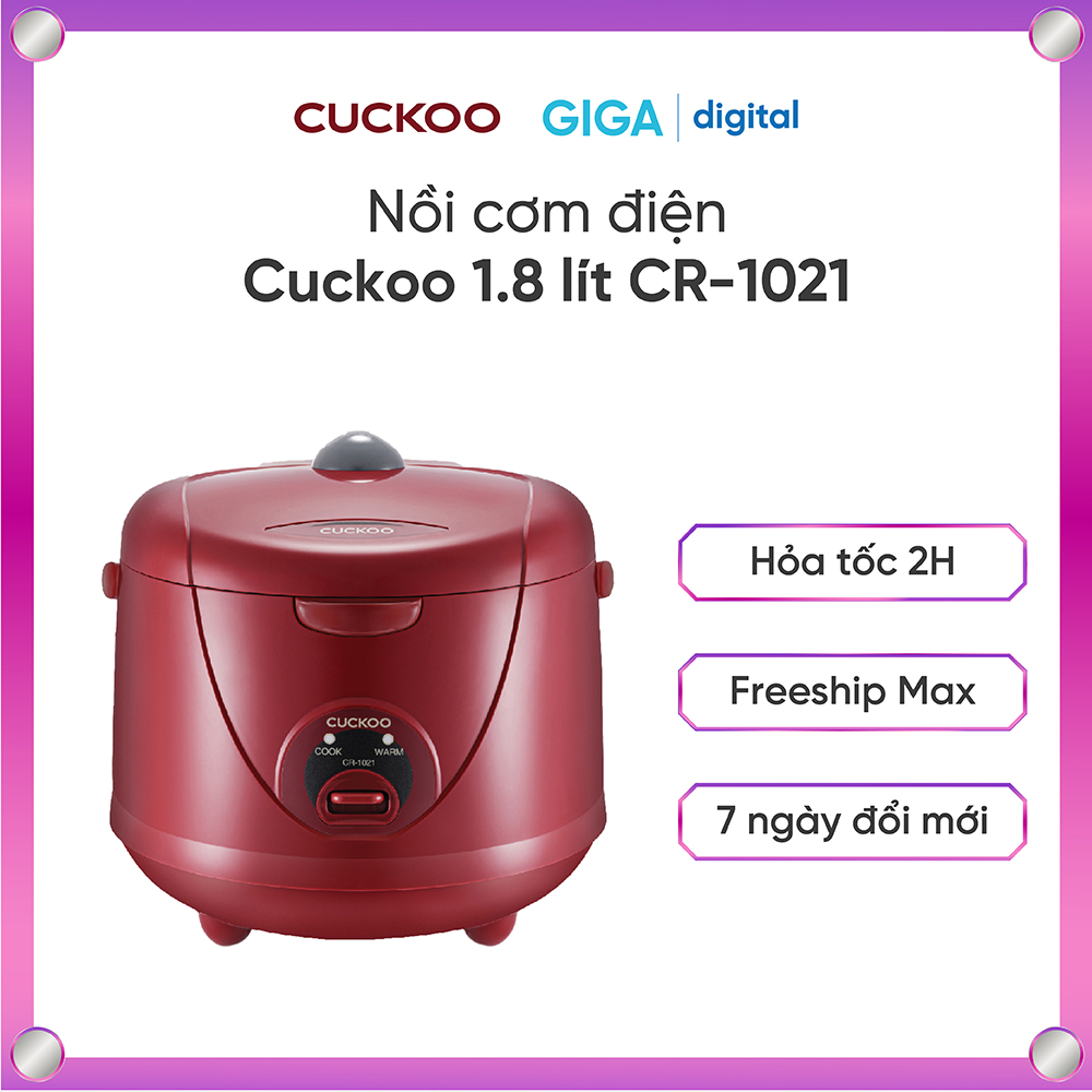 Nồi cơm điện cuckoo 1.8 lít hàn quốc cr-1021 - nồi cơm điện cao cấp