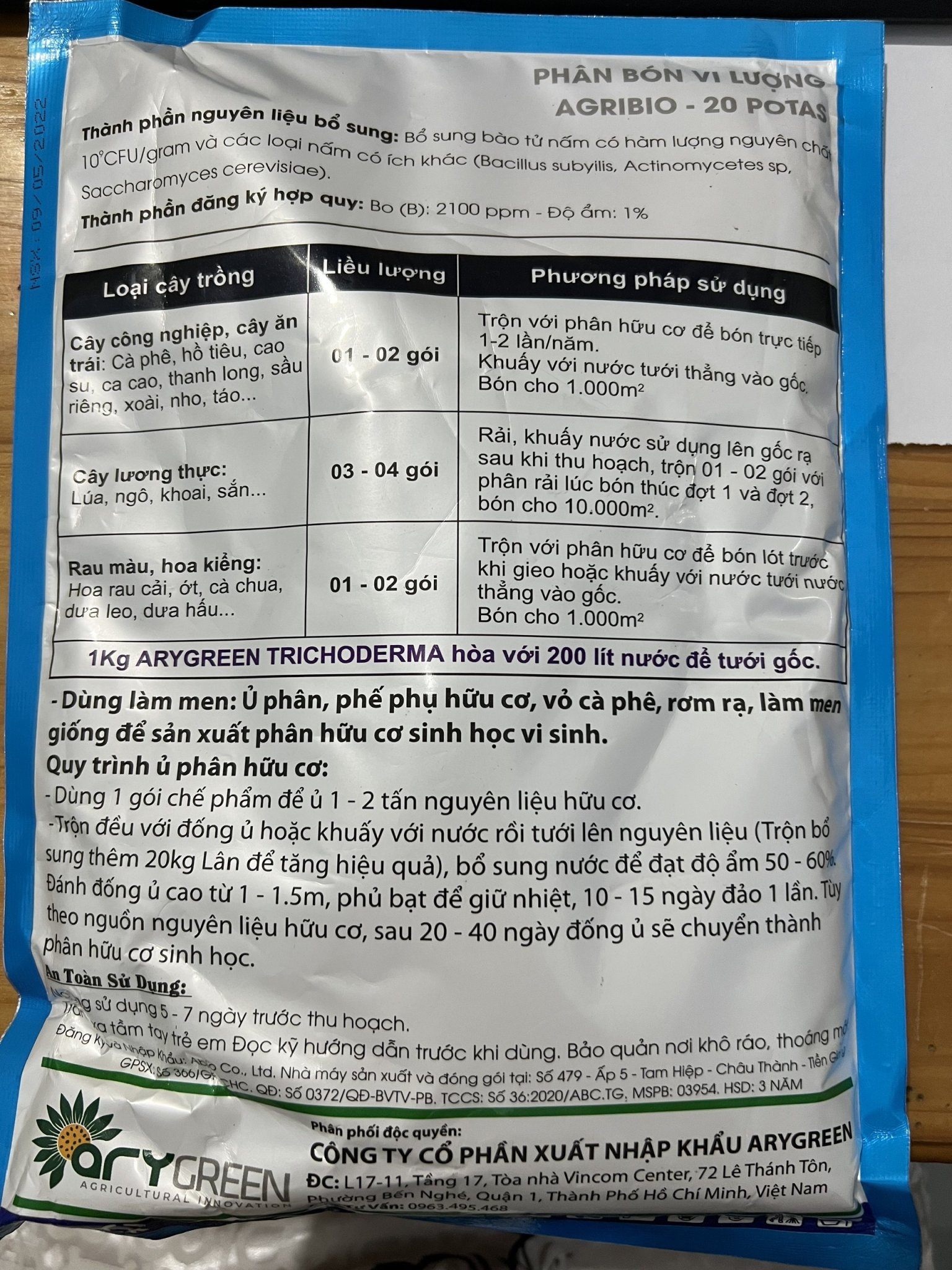 TRICHODERMA 1kg