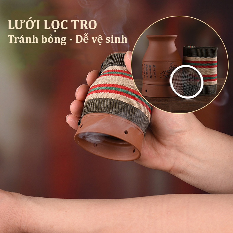 Cốc Phù Dương Xông Hơ Ngải Cứu Hàn Ẩm Massage, Giác Hơi, Cạo Gió, Chải Thông Kinh Lạc
